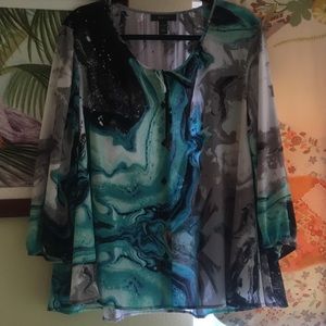 polester swing tunic